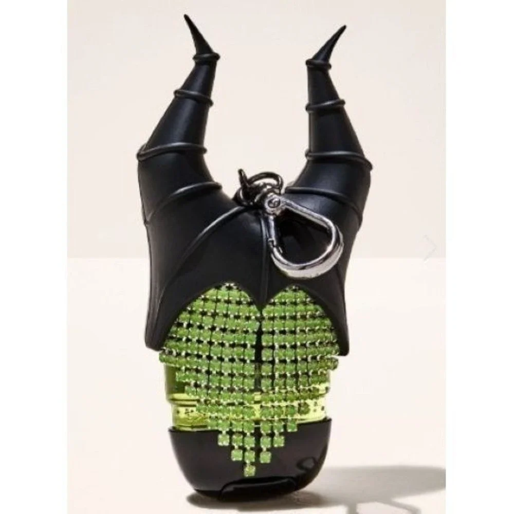 Bath And Body Works Maleficent Bling Pocketbac Holder Disney Villains w Santizer